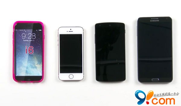 疑似iPhone 6外壳对比热门手机 究竟多大？